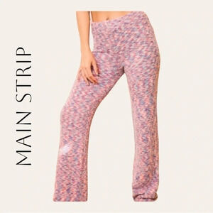 WOMEN’S MAIN STRIP PANTS FLARE‎ TEDDY MATERIAL LARGE IN SIZE MULTICOLOR
